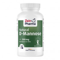 Пищевая добавка с D-маннозой NATURAL D-Mannose 500 mg Kapseln 160 шт Zein Pharma Пищевая добавка с D-маннозой NATURAL D-Mannose 500 mg Kapseln 160 шт Zein Pharma